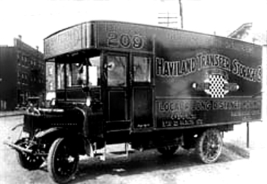 antique moving truck callan haviland