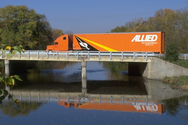 Large fleet of specialized long distance moving equipment.